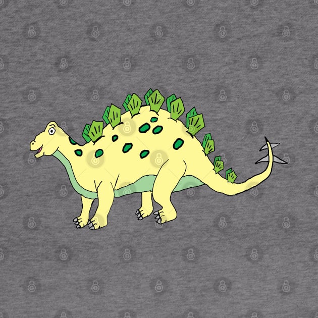 Cute Baby Dino, Stegosaurus Dinosaur by graphics
